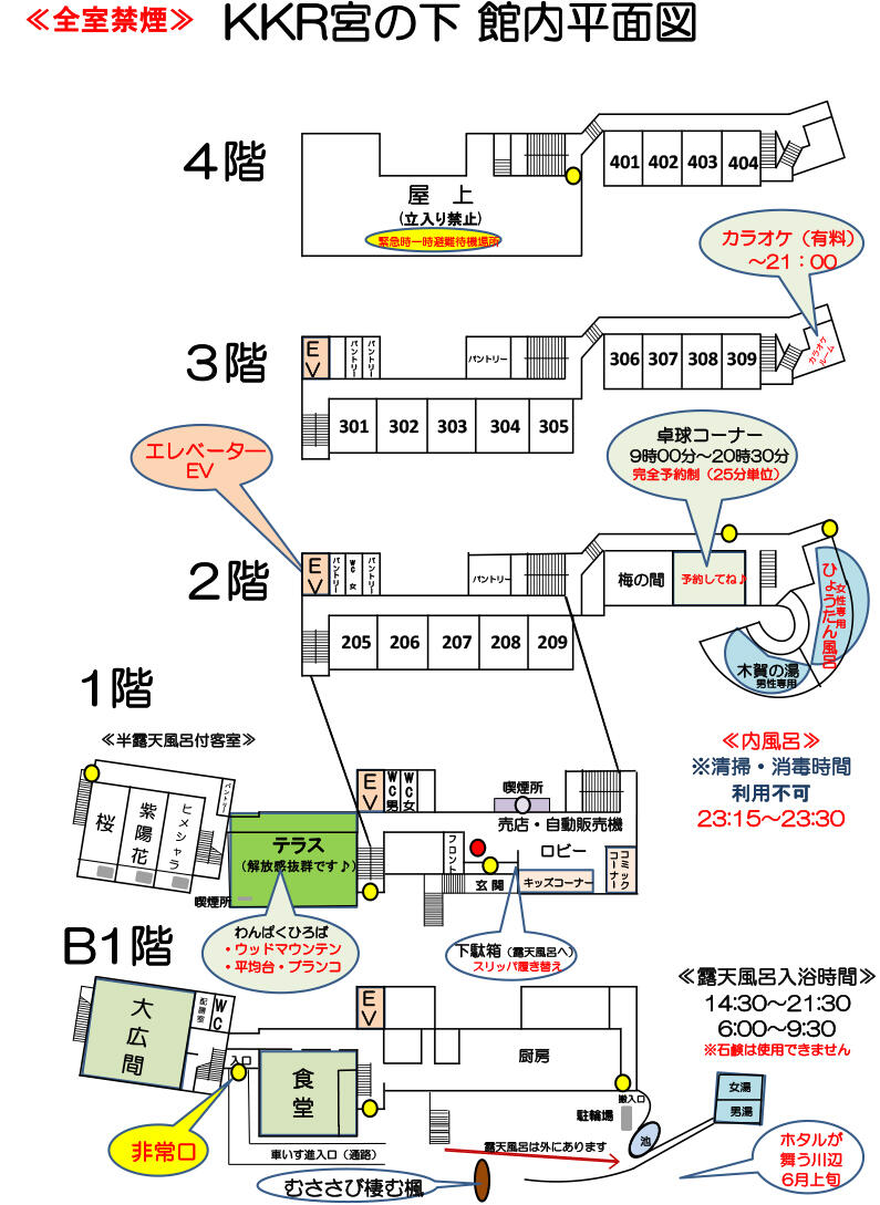 図：フロアマップ